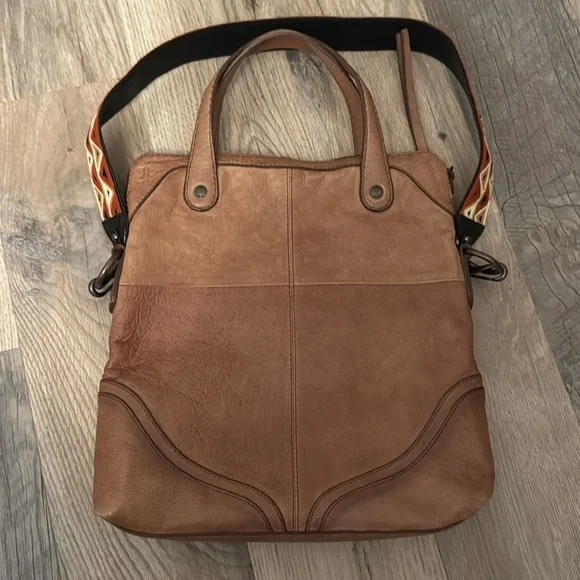 Frye Zuri Convertible Leather Shopper Tote no crossbody strap purse bag A00179 - Picture 2 of 11